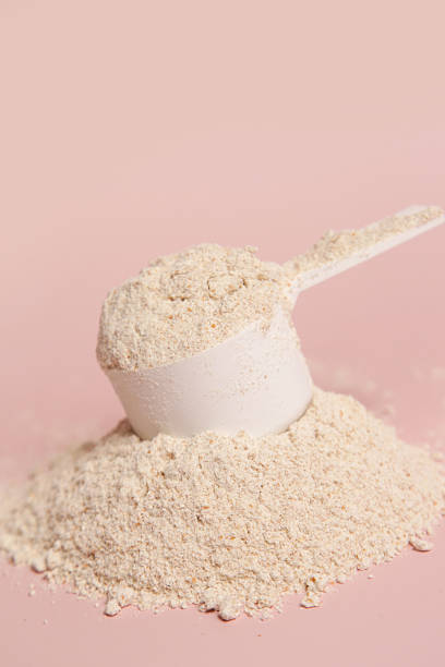 istock Plastic measuring scoop with protein powder 2226930427