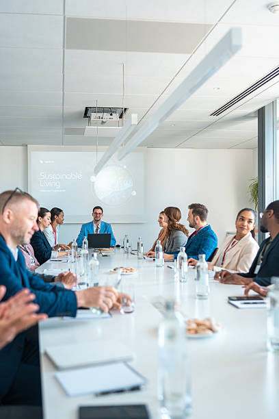 istock Diverse Business Executives Collaborating in a Modern Boardroom Setting 2226935362
