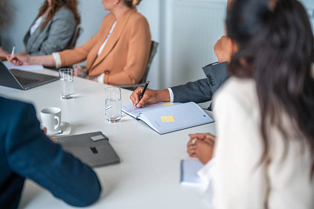 istock Diverse Business Team Taking Notes During Professional Board Room Meeting 2226937782