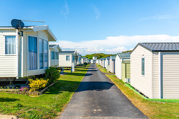 istock Modern caravan homes inviting tourists for relaxing vacations in england 2226937959