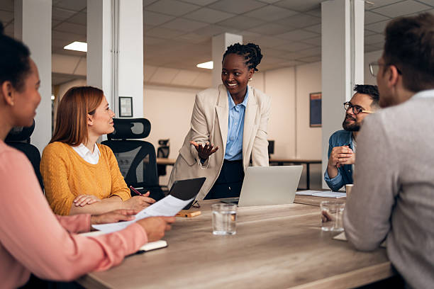 istock Team Collaborating During a Work Meeting in a Modern Office 2226940539