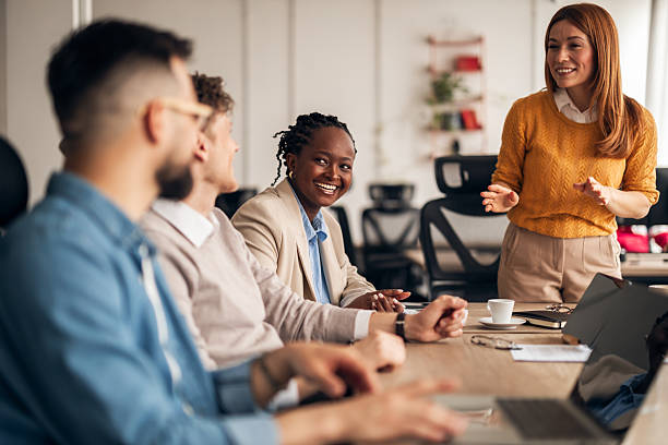 istock Team Collaboration During a Professional Meeting in a Modern Office Setting 2226940643