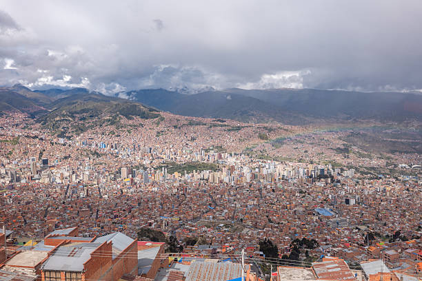 istock Panoramic View of La Paz City and Mountains 2226942477