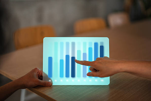 istock Businesswomen Analyzing Data on Futuristic Digital Tablet in a Modern Office Setting 2226951611