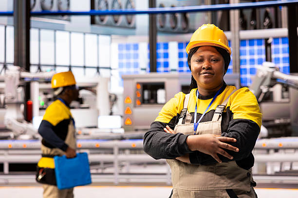 istock Industry 4.0 Engineer in Smart Manufacturing Automation Line 2226953151