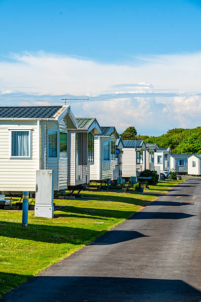 istock Modern caravan homes inviting tourists for relaxing vacations in england 2226953175