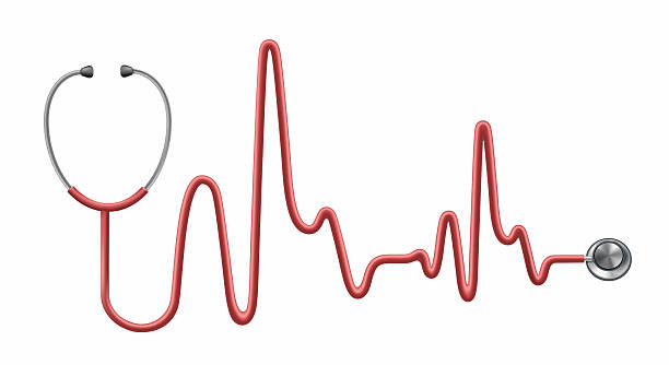 istock Medical stethoscope as a stroke line heartbeat 2226957481