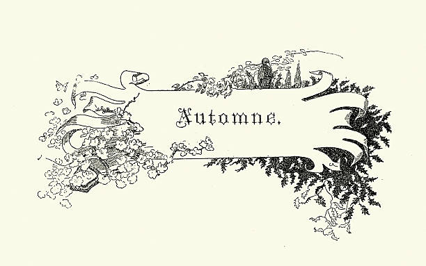 istock Floral pattern , design element, Banner, Scroll, Automne, French, Vintage illustration 19th Century 2226958179