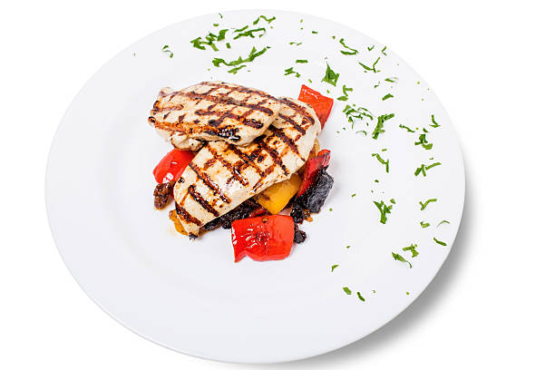 istock Grilled chicken breast with paprika. 2226958384