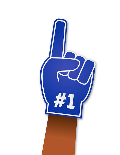 istock Football Foam Fingers On A Transparent Background 2226960778