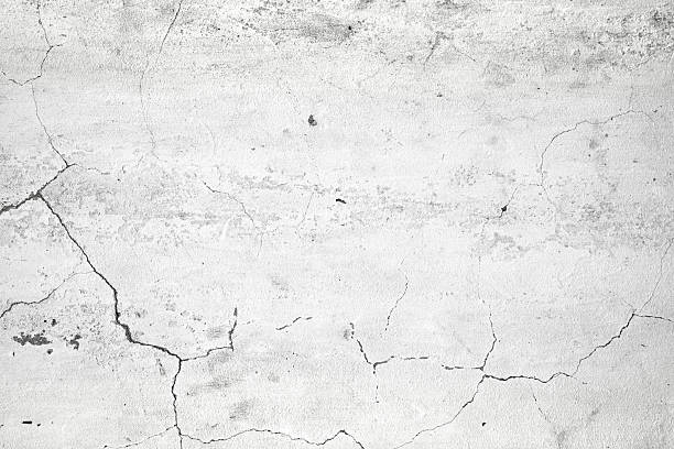 istock Texture cracked white gray wall background with grunge plaster 2226960874