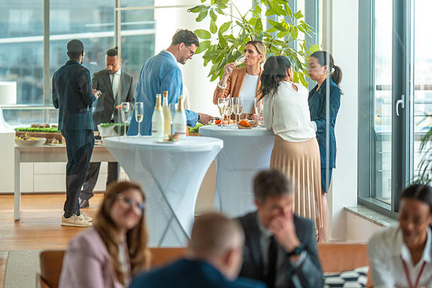 istock Group of Adults Socializing at a Professional Networking Event 2226961208