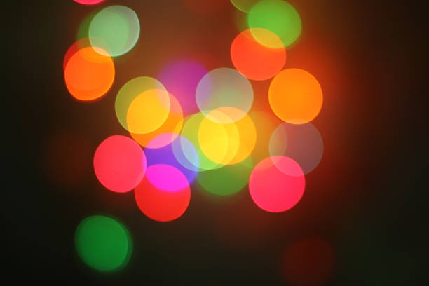 Beautiful light bokeh, bokeh of all colors, all sorts of color is very beautiful