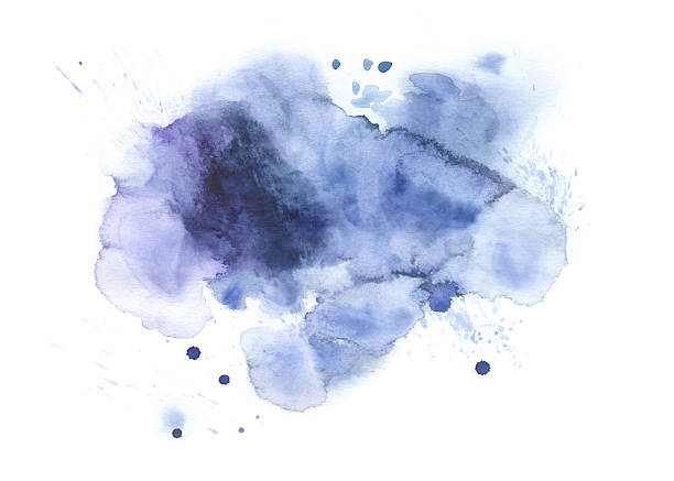 istock Abstract watercolor background. Stain of blue paint. 2226971104