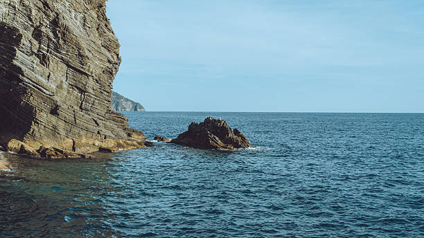 Coast rock by Riomaggiore, Cinque Terre