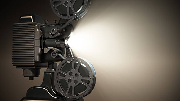 istock Classic film projector set in dim light creating a nostalgic atmosphere. 2226976431