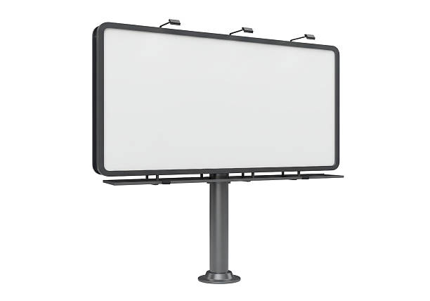 istock Isolated Blank White Billboard for Outdoor Advertising 2226976783