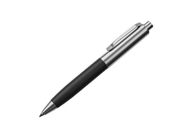 istock Isolated Silver and Black Ballpoint Pen 2226977738