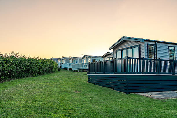 istock Modern caravan homes inviting tourists for relaxing vacations in england 2226983599