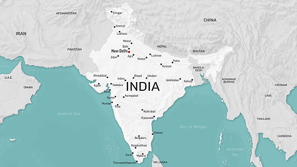 istock India - Zoom on World Map. Animated Shape Vector Map of the India. 4K Video Footage. Motion Graphics 2226991704