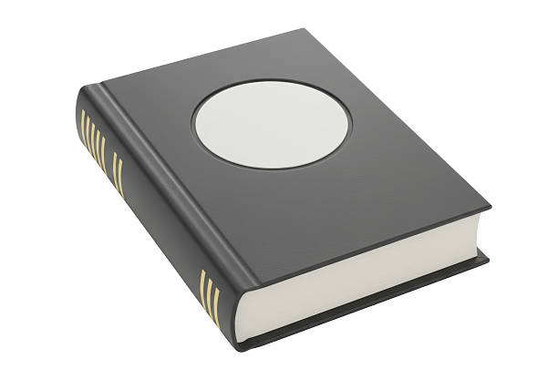 istock Isolated Closed Black Book with Gold Accents for Study 2226992439
