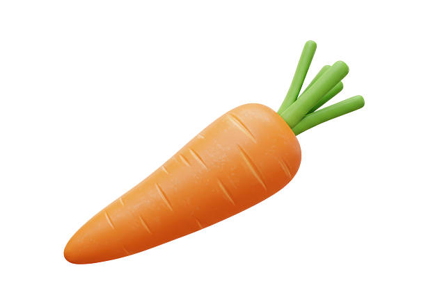 istock Isolated Vibrant Orange Carrot with Fresh Green Top 2226992675