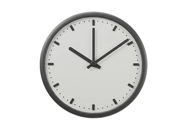 istock Isolated Classic Wall Clock with Minimalist Design at Ten Past Ten 2226994320