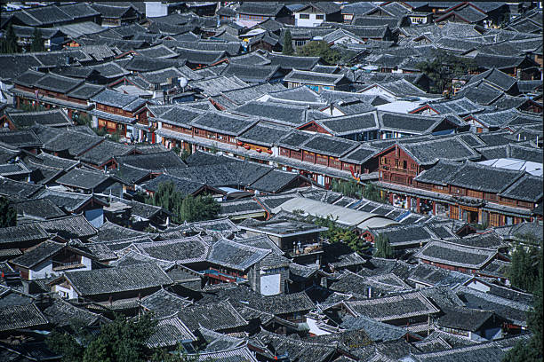 istock the roofs of Lijiang 2227002978