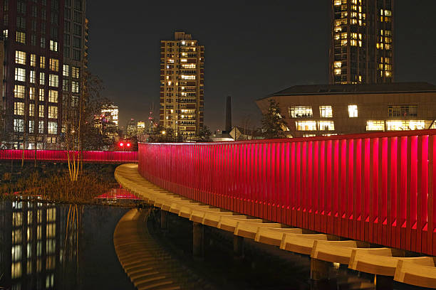 istock Rafter Walk in the Canada Water at night 2227012111
