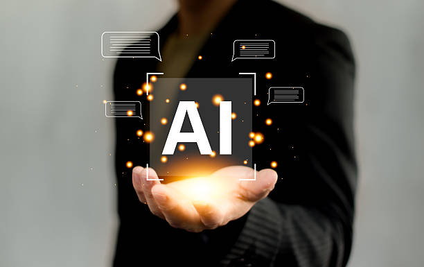 istock AI generates, business communication, development of chatbot digital technology. concept of command prompt information, smart robot conversation, bot artificial intelligence open for chat customers 2227013468