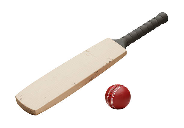 istock Isolated Cricket Bat and Ball for Sport 2227014751