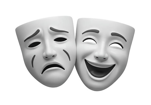 istock Isolated Happy and Sad Masks Symbolizing Emotions 2227015697