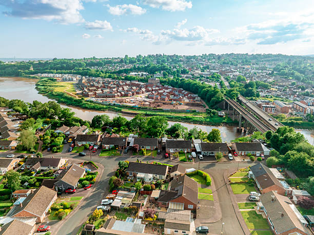istock Drone view of new housing development being built in the UK 2227018320