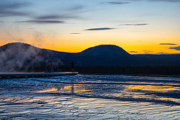 istock Grand Prismatic at dusk 2227029967