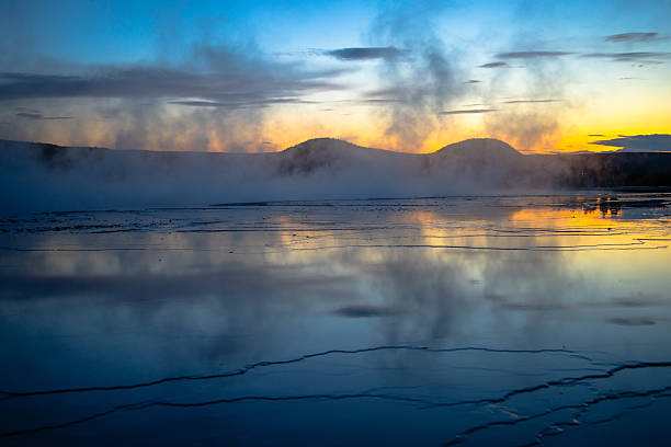 istock Grand Prismatic at dusk 2227029984