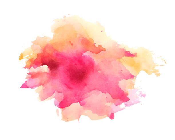 istock hand painted pink and yellow watercolor liquid dye texture background 2227052167