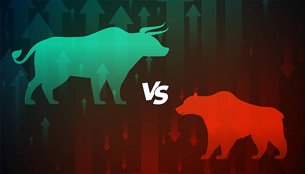 istock bull growth vs bear decline market trend concept background 2227052770