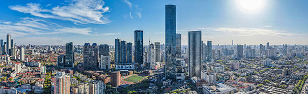 istock Panoramic views of urban architecture in Tianjin 2227054256
