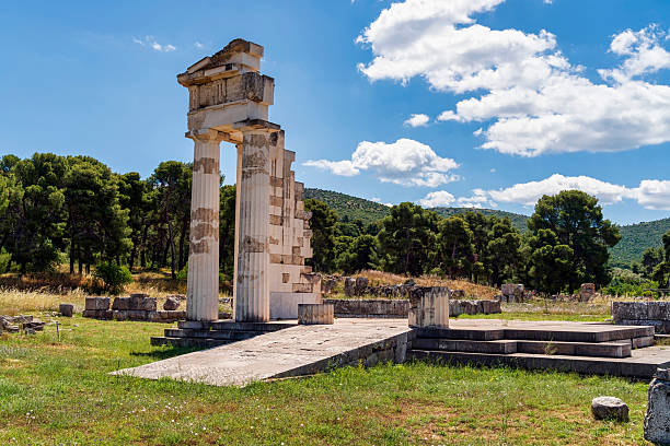 Temple of Asclepius Ruins in Ancient Epidaurus