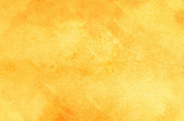 istock Abstract yellow watercolor background texture 2227055896