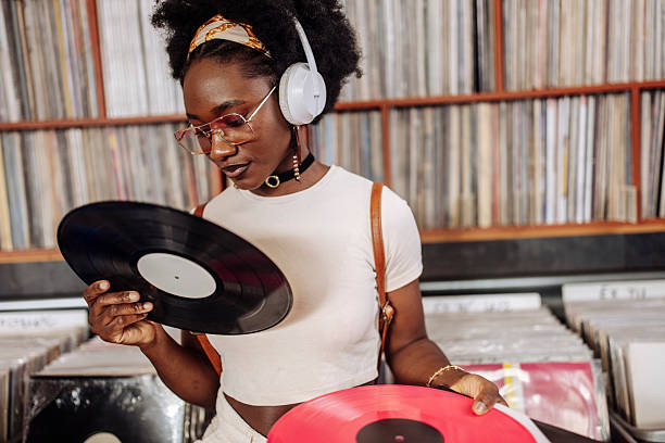 istock Woman Shopping for Records 2227056221