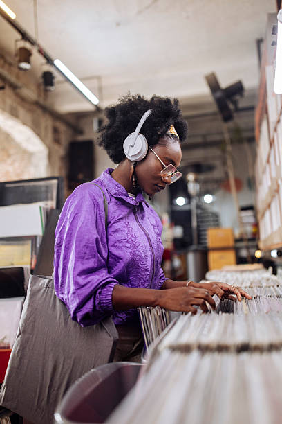 istock Woman Browsing Vinyl Records 2227056301
