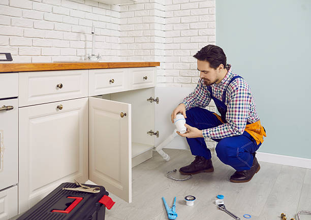 istock Male plumber repair water system in client home 2227059053