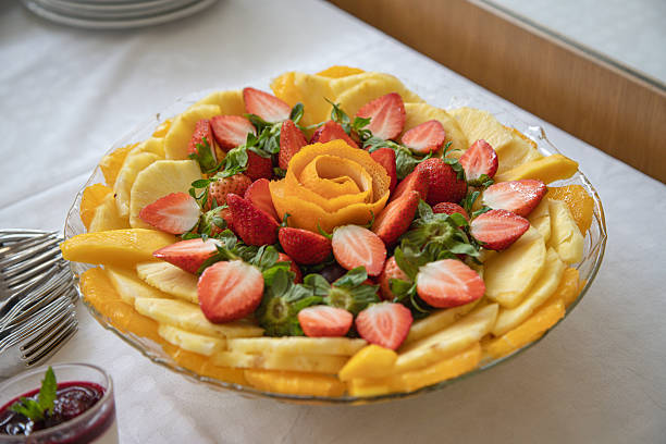 Vibrant Fruit Platter with Fresh Berries and Mango | Pictures of Vibrant Fruit Platter with Fresh Berries and Mango | Pictures of