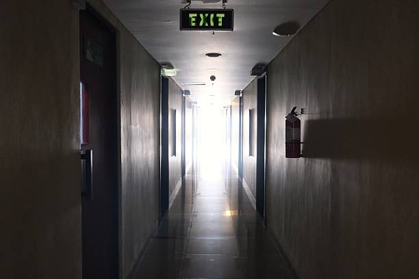 Evacuation route stairs