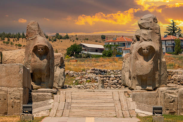 istock Hittite period in Alacahoyuk 2227076480