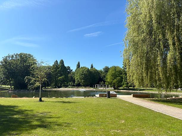 istock Town Park (Stadtgarten) in Bochum-Wattenscheid, Germany 2227092572