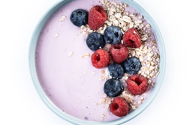 istock Healthy smoothie bowl with berries 2227102054