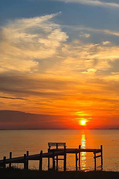 istock Summer sunrise over Chesapeake Bay and pier 2227102645