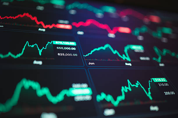 istock blue digital finance charts economic growth patterns: glowing lines representing business trends and future market forecasting 2227110096